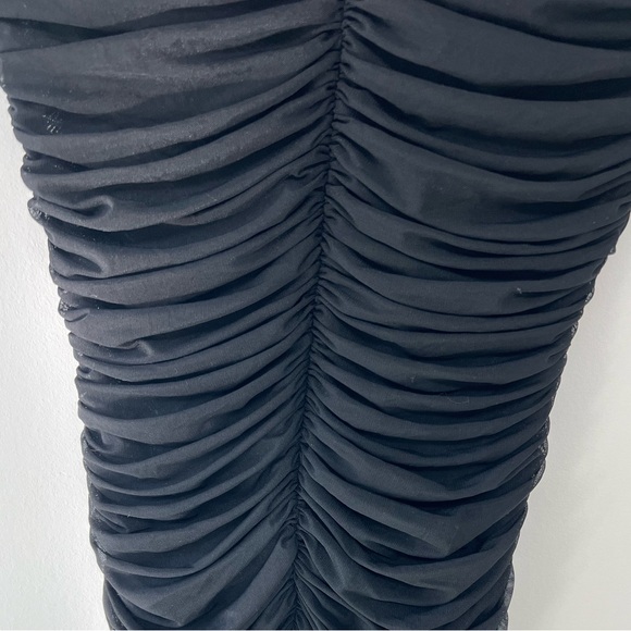 Babaton Romantic Mob Wife  Black dress size 6 - Picture 8 of 12